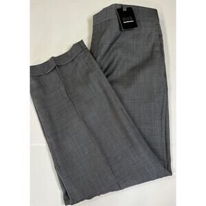 Saks Fifth Avenue Wool Dress Pants Men's 36x29 Grey Pleated Cuffed Spencer